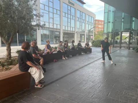 Momento de una sesión de Slow Kung Fu (2)
