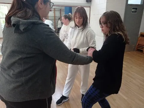 Momento de una sesión de Slow Kung Fu (14)